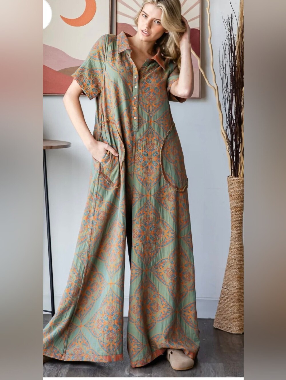Oli & Hali Reversible Jumpsuit Over Sized L